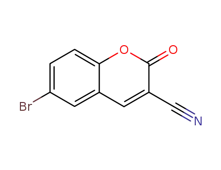 Molecular Structure of 76693-35-1 (6-BROMO-3-CYANOCOUMARIN)
