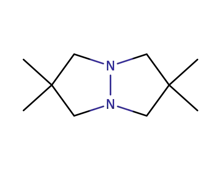 Molecular Structure of 2940-98-9 (2,2,6,6-tetramethyltetrahydro-1H,5H-pyrazolo[1,2-a]pyrazole)