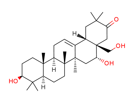 22570-57-6,3β,16α,28-Trihydroxyolean-12-en-21-one,GeninD (6CI); Olean-12-en-21-one, 3b,16a,28-trihydroxy- (8CI);Armillarigenin