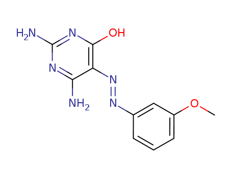 4(3H)-Pyrimidinone,2,6-diamino-5-[2-(3-methoxyphenyl)diazenyl]- cas  30188-95-5
