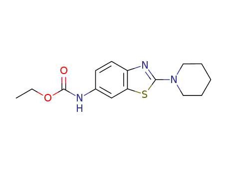 30076-55-2,ethyl [2-(piperidin-1-yl)-1,3-benzothiazol-6-yl]carbamate,NSC 278793