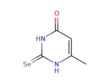 Molecular Structure of 22384-57-2 (6-methyl-2-selenouracil)