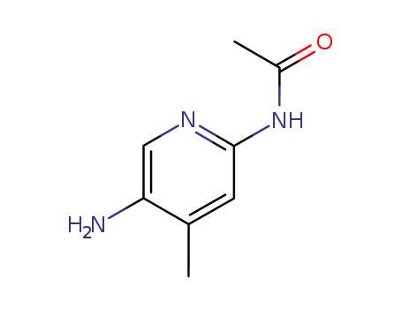 Molecular Structure of 475060-18-5 (2-ACETAMIDO-5-AMINO-4-PICOLINE)