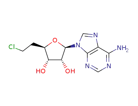 Molecular Structure of 477873-39-5 (5'-(chloromethyl)-5'-deoxyadenosine)