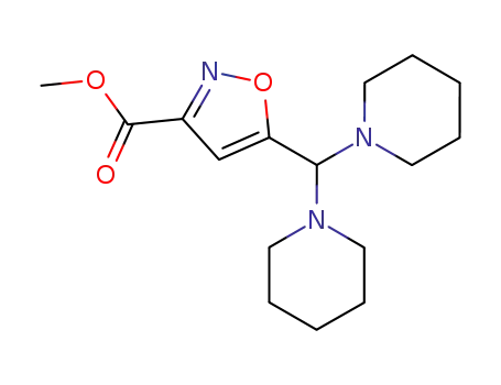 methyl 5-(dipiperidin-1-ylmethyl)-1,2-oxazole-3-carboxylate
