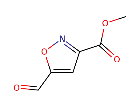Molecular Structure of 22667-21-6 (Methyl 5-formylisoxazole-3-carboxylate)