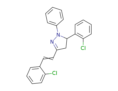 1-PHENYL-3-(2-CHLORO-STYRYL)-5-(2-CHLORO-PHENYL)-PYRAZOLIN