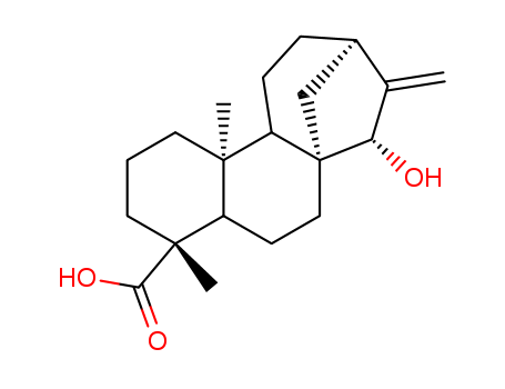 22338-69-8,grandifloric acid,Kaur-16-en-18-oicacid, 15a-hydroxy- (8CI); 15a-Hydroxykaur-16-en-19-oic acid;Grandifloric acid; Grandifloric acid (diterpene); Grandiflorolic acid; NSC332872