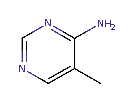 Molecular Structure of 22433-68-7 (4-Pyrimidinamine, 5-methyl- (9CI))