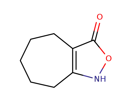 Molecular Structure of 29879-51-4 (3H-Cyclohept[c]isoxazol-3-one,1,4,5,6,7,8-hexahydro-(8CI,9CI))