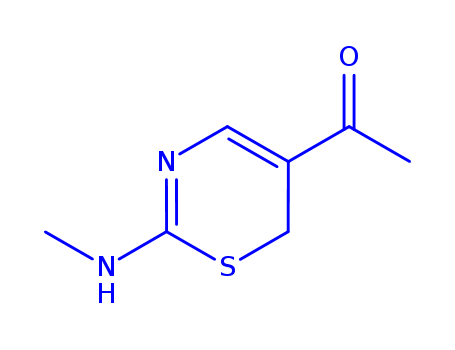 Ethanone,1-[2-(methylamino)-6H-1,3-thiazin-5-yl]-