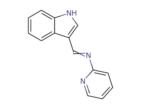Molecular Structure of 22404-53-1 (3-[N-(2-Pyridyl)formimidoyl]-1H-indole)