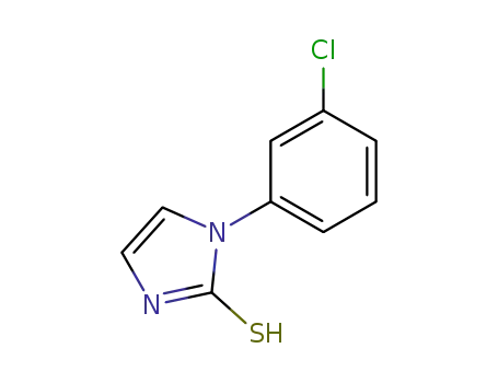 Molecular Structure of 30192-81-5 (1-(3-CHLOROPHENYL)IMIDAZOLINE-2-THIONE)