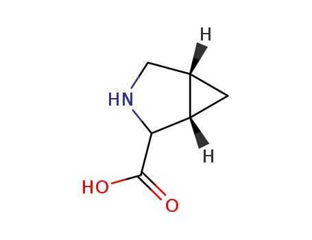 Molecular Structure of 22255-16-9 (3-AZABICYCLO[3.1.0]HEXANE-2-CARBOXYLIC ACID)