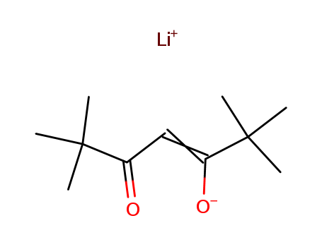3,5-Heptanedione,2,2,6,6-tetramethyl-, ion(1-), lithium salt (1:1) cas  22441-13-0