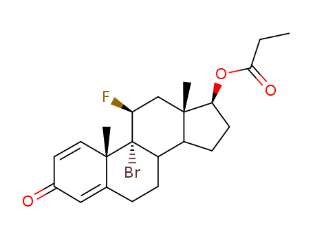 2990-56-9,9-bromo-11-fluoro-3-oxoandrosta-1,4-dien-17-yl propanoate,NSC93235