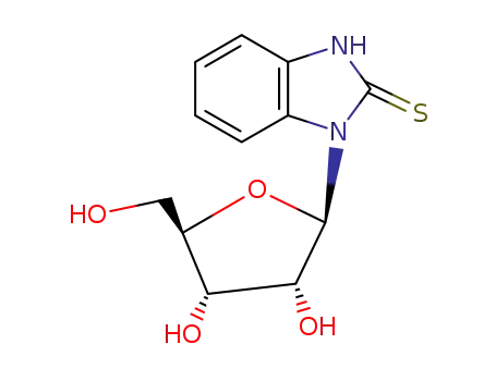 Molecular Structure of 22423-43-4 (1-pentofuranosyl-1,3-dihydro-2H-benzimidazole-2-thione)