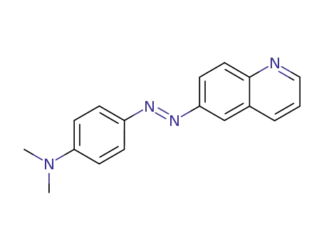 Molecular Structure of 30041-69-1 (N,N-dimethyl-4-[(E)-quinolin-6-yldiazenyl]aniline)