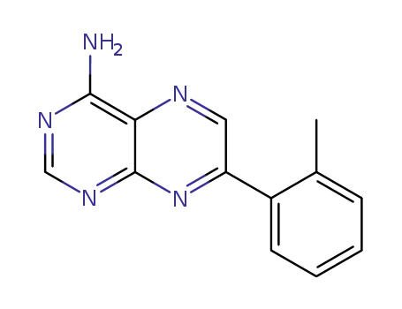 Molecular Structure of 30146-30-6 (7-(2-Methylphenyl)pteridin-4-amine)