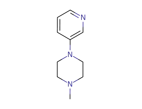 Molecular Structure of 223794-26-1 (Piperazine, 1-methyl-4-(3-pyridinyl)- (9CI))