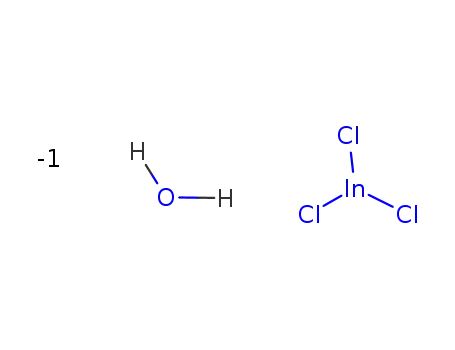 Molecular Structure of 22519-64-8 (INDIUM(III) CHLORIDE TETRAHYDRATE)