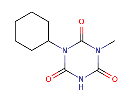 1,3,5-Triazine-2,4,6(1H,3H,5H)-trione,1-cyclohexyl-3-methyl-