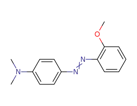 Molecular Structure of 3009-55-0 (4-[(2-Methoxyphenyl)azo]-N,N-dimethylbenzenamine)