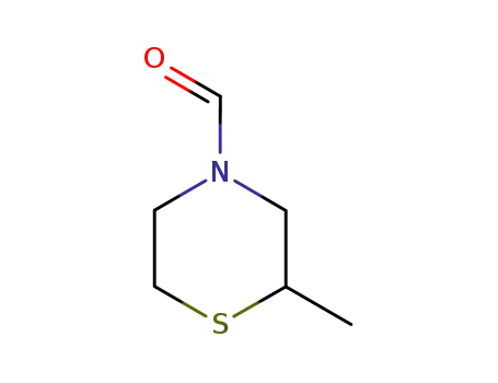 Molecular Structure of 30188-21-7 (4-Thiomorpholinecarboxaldehyde, 2-methyl- (8CI,9CI))