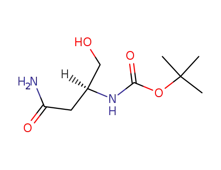 Molecular Structure of 30044-67-8 (N-BOC-L-ASPARAGINOL)