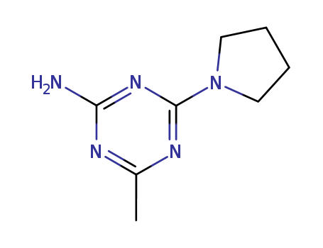 30084-27-6,4-Methyl-6-(pyrrolidin-1-yl)-1,3,5-triazin-2-amine,2-Amino-4-methyl-6-pyrrolidinotriazine;Triazine,2-amino-4-methyl-6-pyrrolidino;