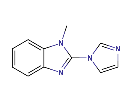 Molecular Structure of 22509-11-1 (1H-Benzimidazole,2-(1H-imidazol-1-yl)-1-methyl-(9CI))