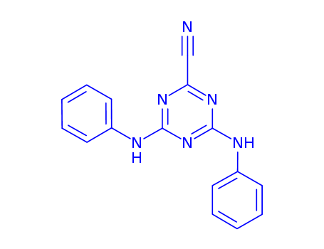 30360-09-9,4,6-Bis(phenylamino)-s-triazine-2-carbonitrile,s-Triazine-2-carbonitrile,4,6-dianilino- (8CI)