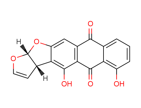 Anthra[2,3-b]furo[3,2-d]furan-5,10-dione,3a,12a-dihydro-4,6-dihydroxy-, (3aS,12aR)- (9CI)