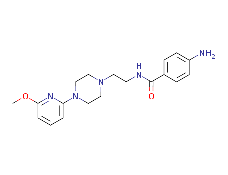 30293-23-3,4-amino-N-{2-[4-(6-methoxypyridin-2-yl)piperazin-1-yl]ethyl}benzamide,Benzamide,p-amino-N-[2-[4-(6-methoxy-2-pyridyl)-1-piperazinyl]ethyl]- (8CI)