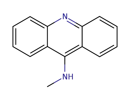 Molecular Structure of 22739-29-3 (N-Methyl-9-acridinamine)