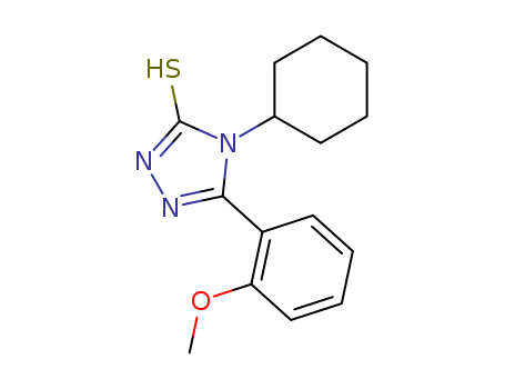 3H-1,2,4-Triazole-3-thione,4-cyclohexyl-2,4-dihydro-5-(2-methoxyphenyl)-