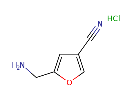 5-(aminomethyl)-3-Furancarbonitrile hydrochloride