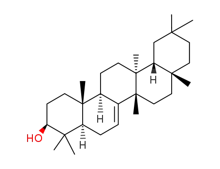 Molecular Structure of 26892-63-7 (26-Norolean-7-en-3-ol,13-methyl-, (3a,13a,14b)- (9CI))