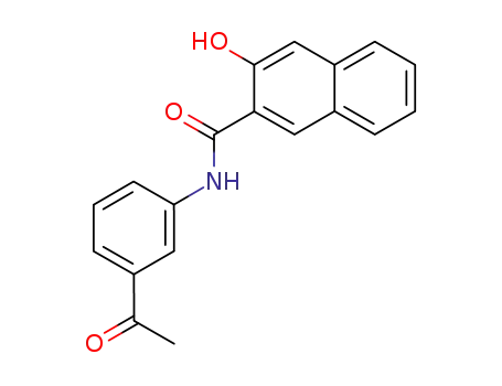 Molecular Structure of 30366-97-3 (N-(3-Acetylphenyl)-3-hydroxy-2-naphthalenecarboxamide)