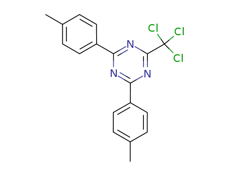 30362-66-4,2,4-bis(4-methylphenyl)-6-(trichloromethyl)-1,3,5-triazine,s-Triazine,2,4-di-p-tolyl-6-(trichloromethyl)- (7CI,8CI)