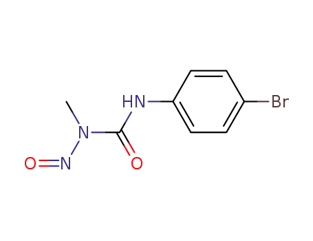 Molecular Structure of 23139-02-8 (1-Methyl-1-nitroso-3-(p-bromophenyl)urea)