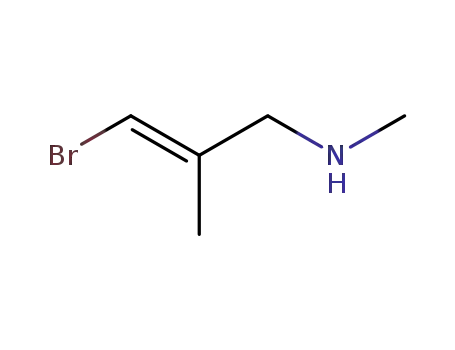 Molecular Structure of 23240-42-8 (3-bromo-N,2-dimethylprop-2-en-1-amine)