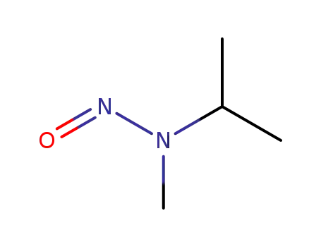 Molecular Structure of 30533-08-5 (2-Propanamine, N-methyl-N-nitroso-)