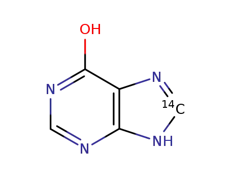 HYPOXANTHINE, [8-14C]