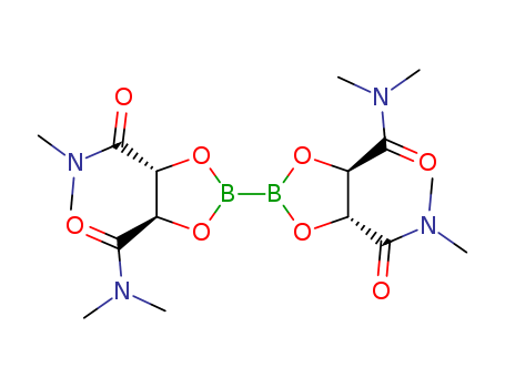 Bis(N,N,N'N'-tetramethyl-L-tartramideglycolato)diboron