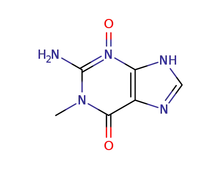 Molecular Structure of 30345-23-4 ((2E)-3-hydroxy-2-imino-1-methyl-1,2,3,7-tetrahydro-6H-purin-6-one)