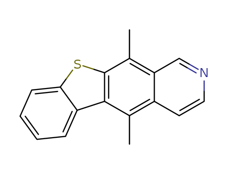 23018-34-0,5,11-dimethyl[1]benzothieno[3,2-g]isoquinoline,NSC 125630