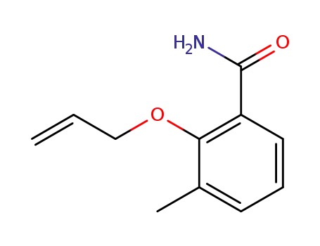 Molecular Structure of 304-03-0 (2-(Allyloxy)-3-methylbenzamide)