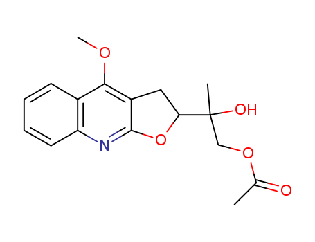 23092-72-0,DUBININE,Dubinine(7CI,8CI); Furo[2,3-b]quinoline, 1,2-propanediol deriv.
