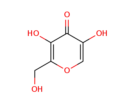 Molecular Structure of 2308-51-2 (3-oxykojic acid)
